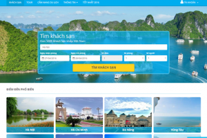 Giao diện web du lịch