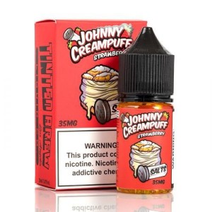 Johnny Creampuff Strawberry - E-Liquid bánh su dâu