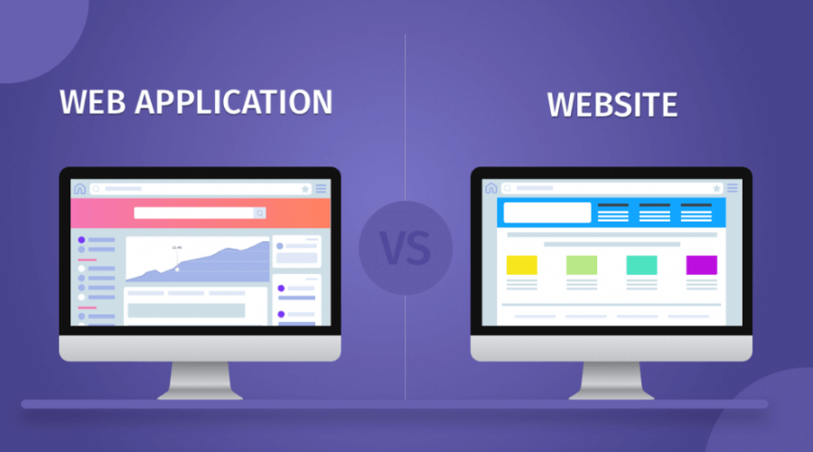 so sánh web application và website
