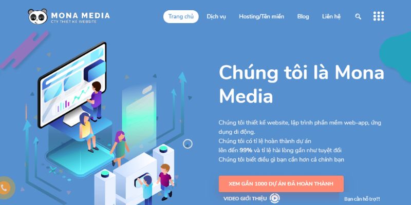 Mona Media - Công ty thiết kế website đào tạo trực tuyến hàng đầu tại Việt Nam