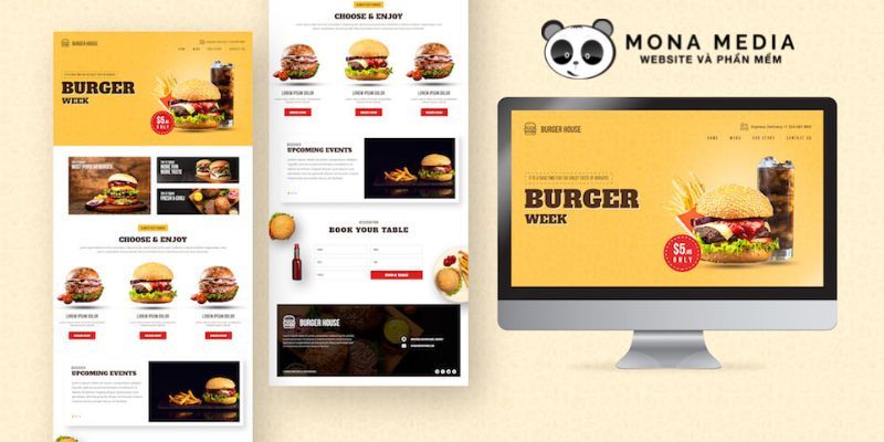 Mona Media - Công ty thiết kế website nhà hàng theo yêu cầu hàng đầu