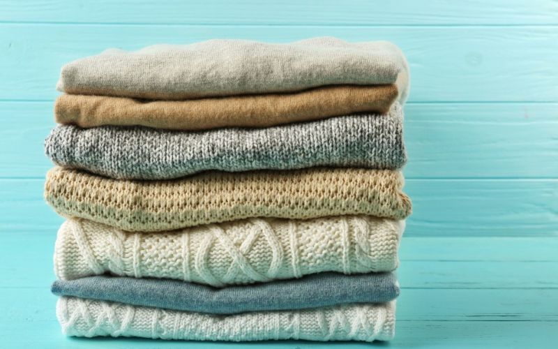 Cách giặt đồ luôn bền màu như mới đối với những loại vải len, sợi bông