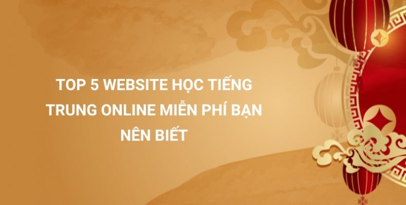 website học tiếng trung online miễn phí