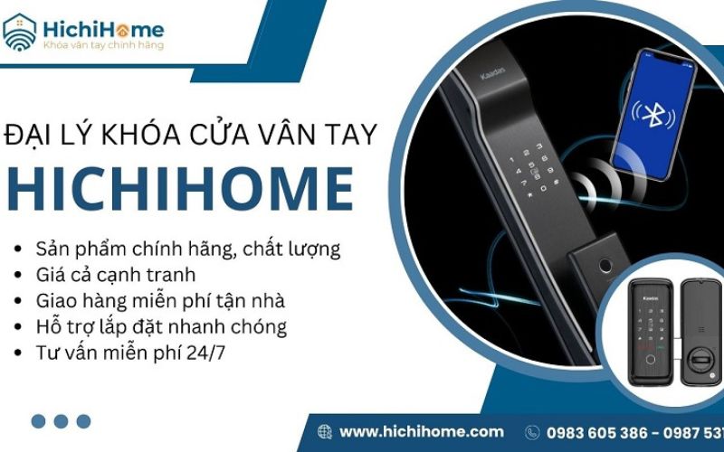 đơn vị cung cấp khóa cửa điện tử hichihome