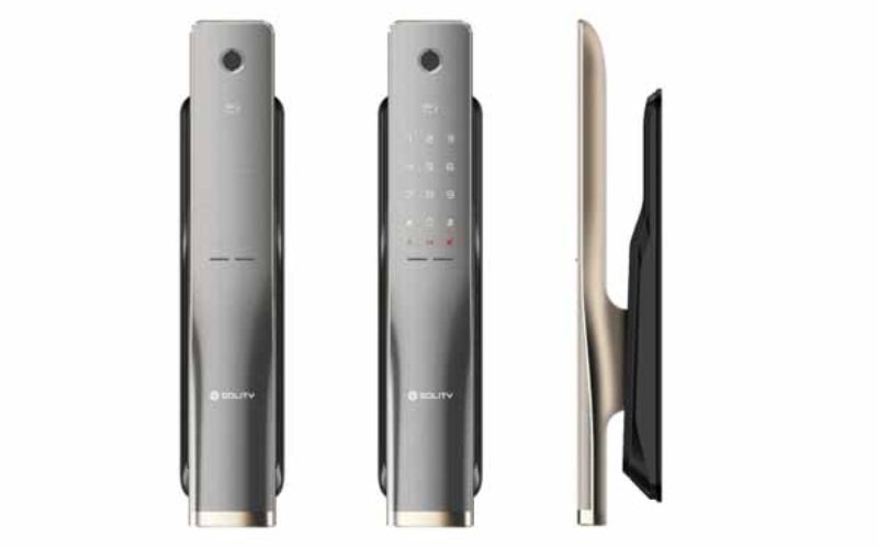 Khóa vân tay ngoài trời Solity GP-4000BK