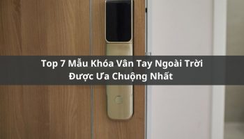 khóa vân tay ngoài trời