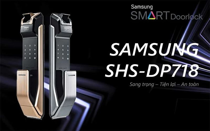 Khóa vân tay Samsung SHS-DP718