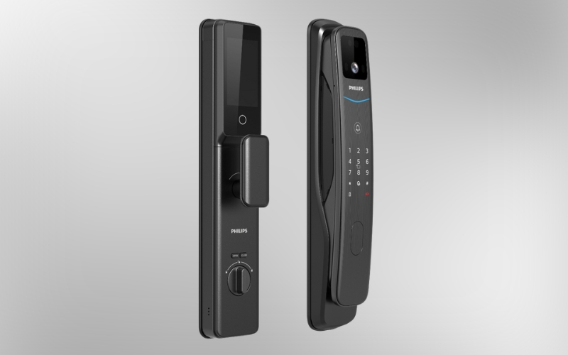 Khóa cửa điện tử Face ID Philips DDL702